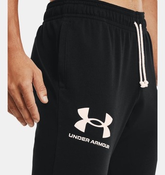 Under Armour Rival Terry Joggers 1361642-001 M Czarne