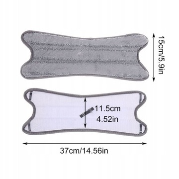 КУСТОК ИЗ МИКРОФИБРЫ ДЛЯ ПЛОСКОЙ ШВАБРЫ X-TWIST