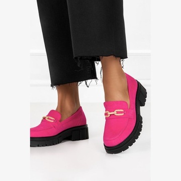 Moccasins Женская платформа обуви Золотой украшение 38