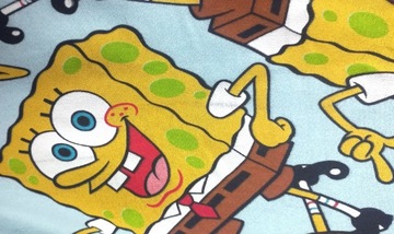 Bluza damska bez kaptura Nickelodeon Spongebob Kanciastoporty 1X niebieska