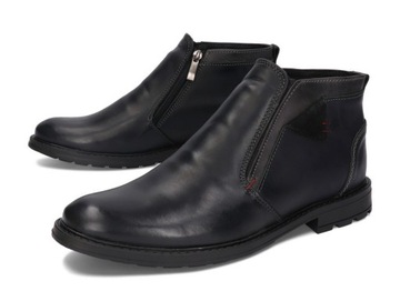 ЗИМНИЕ ботинки челси POLISH BOOTS 855 ЧЕРНЫЙ 43