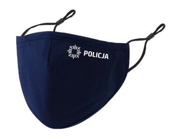 MASKA MASECZKA BAWEŁNIANA FILTR POLICJA MUNDUR