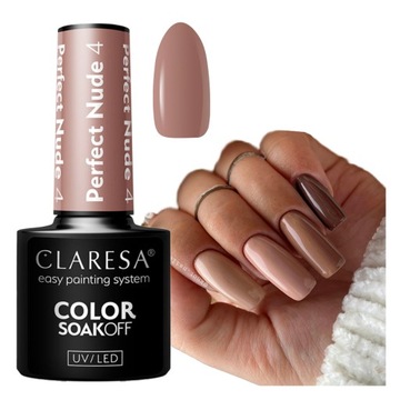 Claresa Lakier Hybrydowy 04 Perfect Nude 5g