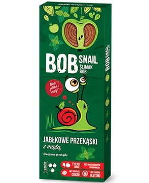 Bob Snail 3x ŚLIMAK PRZEKĄSKA JABŁKO z MIĘTĄ