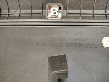HYUNDAI SANTA FE 19-22 IV 4 LIŠTA DVEŘE PRAVÝ ZADNÍ 87732-S1ACO