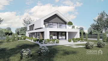 Дизайн дома Pióro Architekci-20 Зеркальная версия