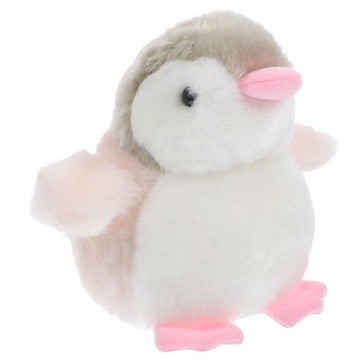 Плюшевый брелок с куклой-пингвином и стильной подвесной сумкой.