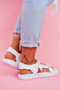 САНДАЛИИ BIG STAR на липучке, БЕЛЫЕ FF274A603 39