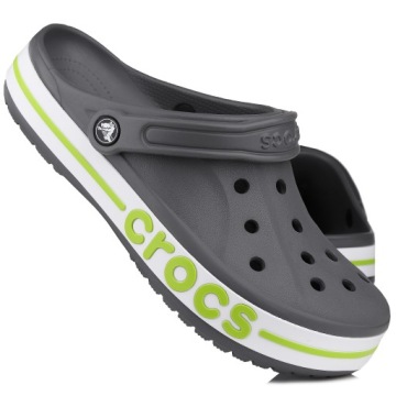 Мужские сабо Crocs CROCBAND, СЕРЫЙ, БЕЛЫЙ, ЗЕЛЕНЫЙ