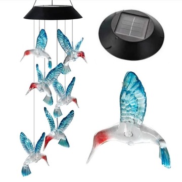 Солнечная лампа KOLIBRY LED гирлянда 70см солнечные фонари садовый балконный светильник