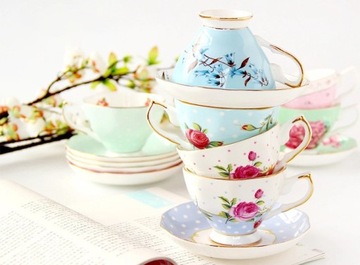 ТОНКАЯ ФАРФОРОВАЯ ЧАШКА 220 МЛ КОСТЯНОЙ ФАРИН НА ПОДАРОК