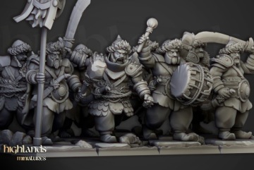 Бык-людоед / Соплеменники + CMD - Highlands Miniatures