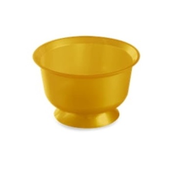 Pucharki do lodów plastikowe złote 155ml-12 sztuk