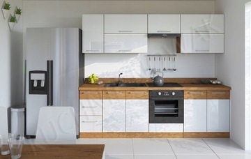 ДЕШЕВАЯ СОВРЕМЕННАЯ КУХОННАЯ МЕБЕЛЬ VIGO 260 СМ