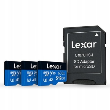 КАРТА ПАМЯТИ LEXAR 128 ГБ micro SD 100 МБ/с A1 V10