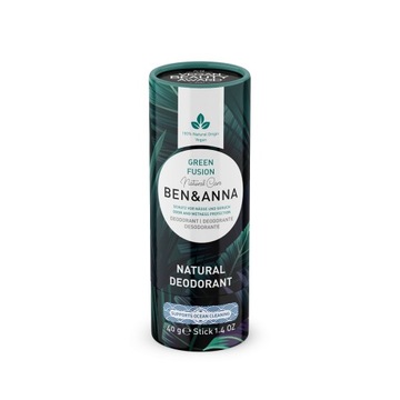 Ben&Anna, Дезодорант-карандаш GREEN FUSION, 40 г