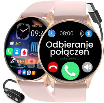 Zegarek damski SMARTWATCH Rubicon różowy 466x466 ROZMOWY BT BRANSOLETA