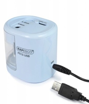 RAPESCO электрическая точилка с двойным USB-портом, синяя
