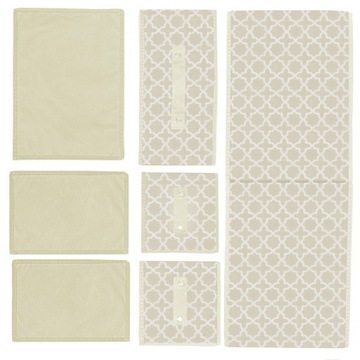 ОРГАНАЙЗЕР БЕЛЬЯ НОСКИ ДЛЯ ГАРДЕРОБА КОМПЛЕКТ ЯЩИКОВ 4x КОРОБКА-КОНТЕЙНЕР