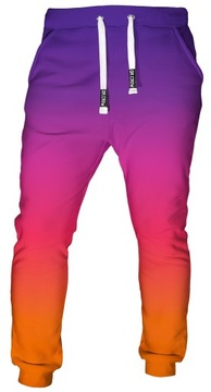 Damskie Spodnie Ombre Orange Purple 4XL DR.CROW