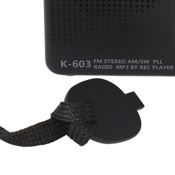 K?603 FM/AM/SW Радио Многофункциональное портативное маленькое радио со стереодинамиком