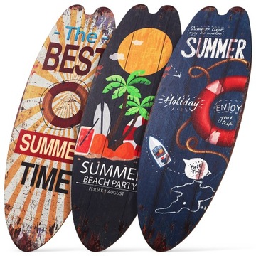 ДЕРЕВЯННАЯ ДОСКА ДЛЯ СЕРФФИНГА МАЛЕНЬКАЯ 3+1 СТИЛЬ 8+1 УПАКОВКА по 12 шт. ПКС