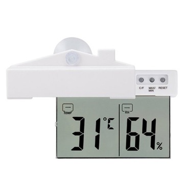 TERMOMETR ZEWNĘTRZNY WEWNĘTRZNY OKIENNY NA OKNO