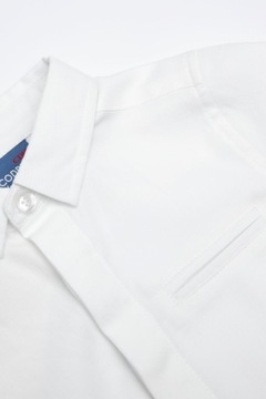 Белая рубашка для мальчика 74 Coccodrillo