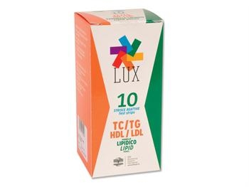 LUX paski CHOLESTEROL HDL LDL TRÓJGLICERYDY 10 szt