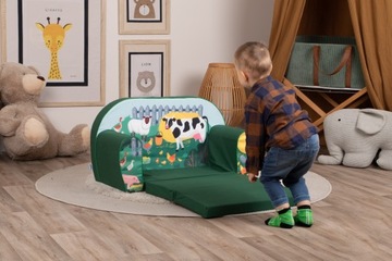 Delsit- mini sofa, kanapa rozkładana dla dzieci RÓŻNE WZORY