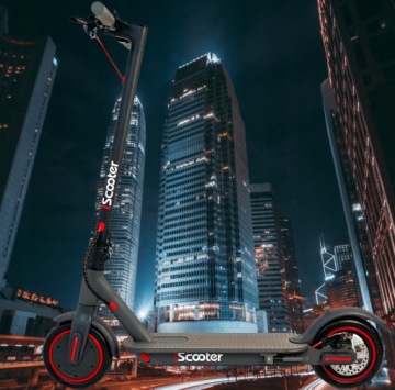 Iscooter h7 мощность 800Вт, запас хода 30км, 30км/ч, мега комплект, складной