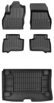 Set 3D Gumové rohože a rohože Fiat Qubo 2008-2020 1d