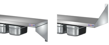ПОЛКА НАСТЕННАЯ ДЛЯ КУХОННОЙ МАСТЕРСКОЙ 3x GN 1/9 INOX