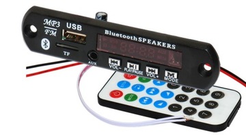 Moduł odtwarzacz MP3 USB SD pilot FM LCD Bluetooth