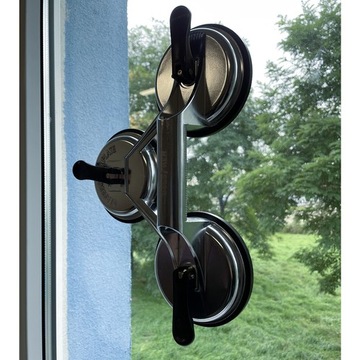 Uchwyt Przyssawka do Płytek Szyb Glazury Szkła Gresu 3x 120mm Aluminium