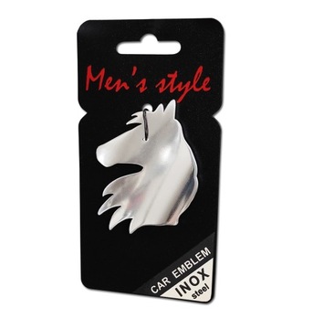 Naklejka Stal emblemat stalowy GŁOWA KONIA KOŃ