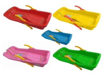 ДЕТСКИЕ ПЛАСТИКОВЫЕ САНКИ ДЛЯ БОБСЛЕЯ, РАЗДВИЖНЫЕ С ТОРМОЗАМИ