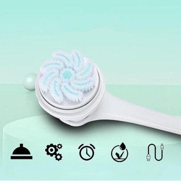 ЭЛЕКТРИЧЕСКАЯ ЩЕТКА 5 В 1 ДЛЯ МЫТЬЯ СПИНЫ НОГ ТЕЛА ВАННА МАССАЖЕР ДЛЯ ЛИЦА