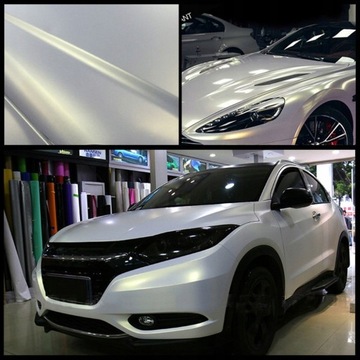 БЕЛАЯ ПЛЕНКА БЕЛАЯ ГЛЯНЦЕВАЯ ОБЛИЦОВКА 152см HQ