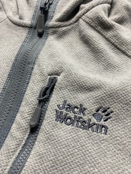 Jack Wolfskin NANUK 200 ORYGINALNY CIENKI POLAR Z KAPTUREM rozmiar S