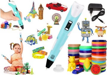 DRUKARKA 3D DŁUGOPIS 3D PEN2 GENERACJA 220M+WKŁADY