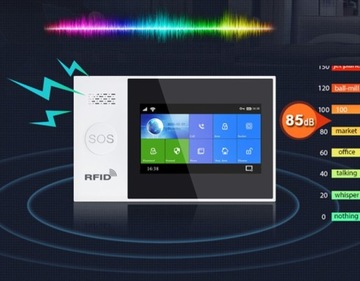 БЕСПРОВОДНАЯ СИГНАЛИЗАЦИЯ с ЖК-дисплеем GSM WiFi SMS TUYA POLISH