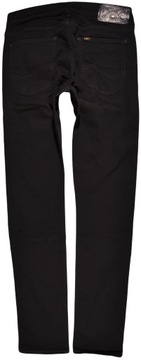 LEE spodnie SKINNY regular BLACK jeans LUKE _ W31 L34
