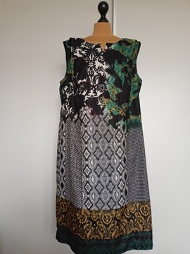 Gerry Weber lekka sukienka ciekawy print 44/46