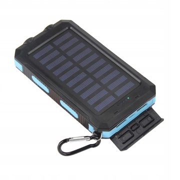 SURVIVAL SOLAR POWERBANK 30000 ВОДОНЕПРОНИЦАЕМЫЙ СО СВЕТОДИОДОМ