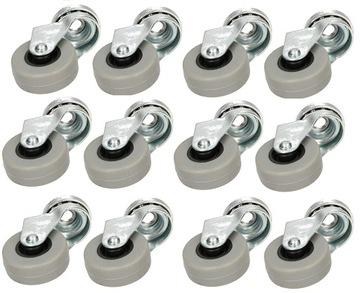 KÓŁKO OBROTOWE MEBLOWE FI 40 ŁOŻYSKO 12SZT