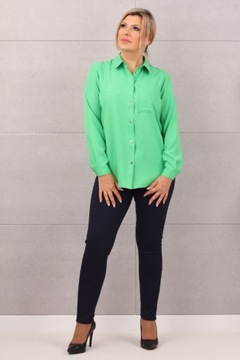 ЖЕНСКАЯ КЛАССИЧЕСКАЯ ЭЛЕГАНТНАЯ РУБАШКА С ВОРОТНИКОМ