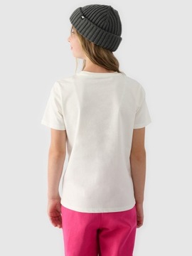KOSZULKA DZIEWCZĘCA 4F T-SHIRT DZIECIĘCY ZESTAW 2SZT. 152
