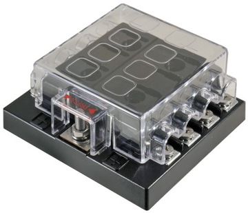 SKRZYNKA GNIAZDO PODSTAWA BEZPIECZNIKOW UNIVAL X8