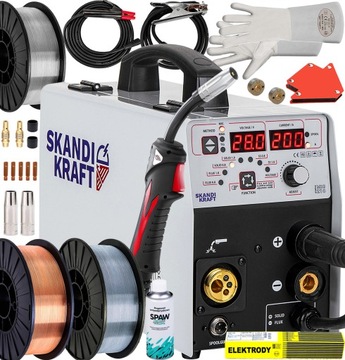 SPAWARKA INWERTOROWA MIG SKANDI KRAFT 200A 230V